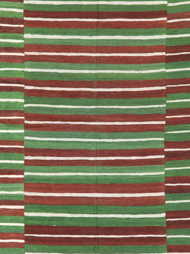 Vintage Turkish Flatweave Kilim Accent Rug, No.27265 - Galerie Shabab