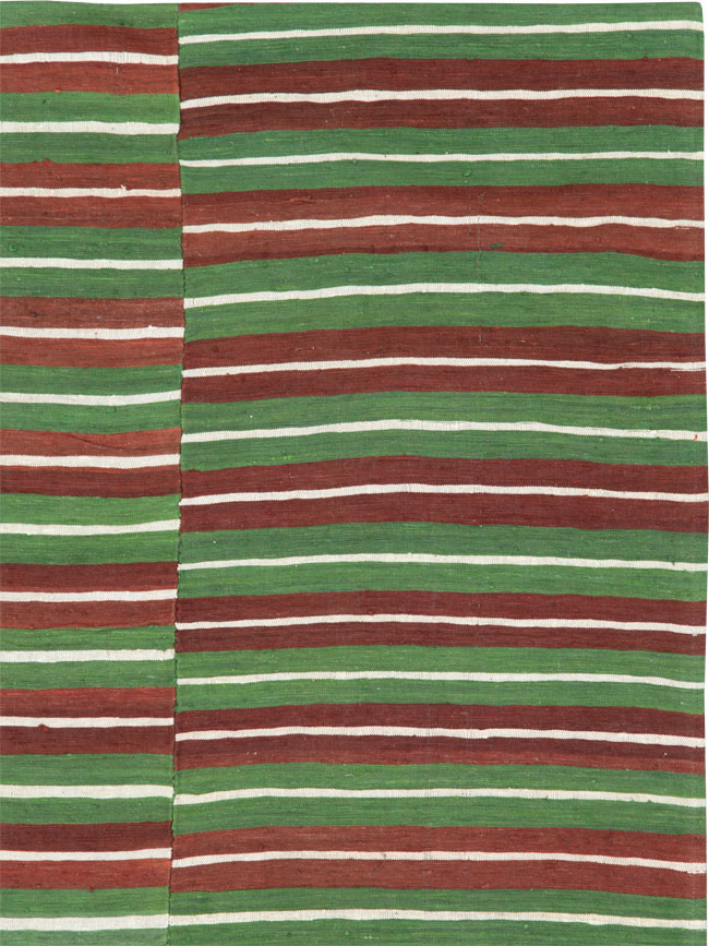 Vintage Turkish Flatweave Kilim Accent Rug, No.27265 - Galerie Shabab