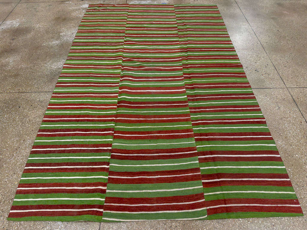 Vintage Turkish Flatweave Kilim Accent Rug, No.27265 - Galerie Shabab
