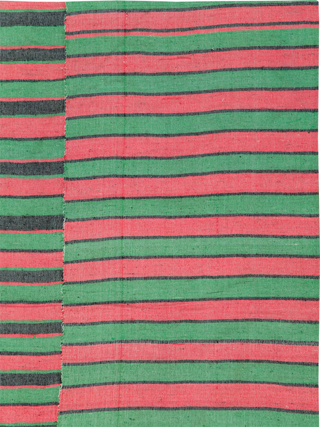 Vintage Turkish Flatweave Kilim Accent Rug, No.27266 - Galerie Shabab