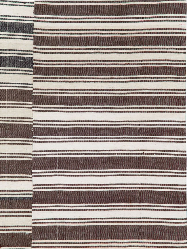 Vintage Turkish Kilim Flatweave Accent Rug, No.27271 - Galerie Shabab