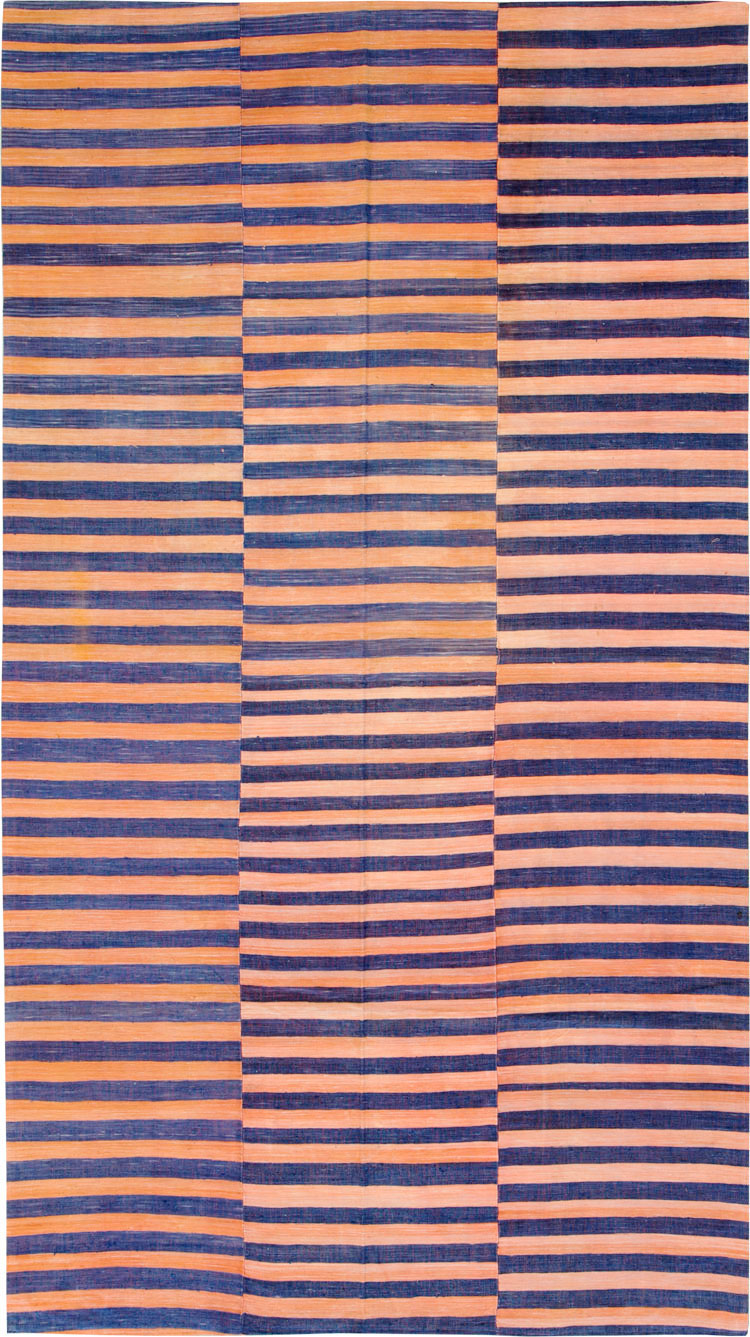 Vintage Turkish Flatweave Accent Rug, No.27273 - Galerie Shabab