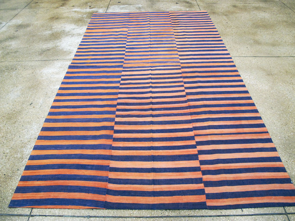 Vintage Turkish Flatweave Accent Rug, No.27273 - Galerie Shabab