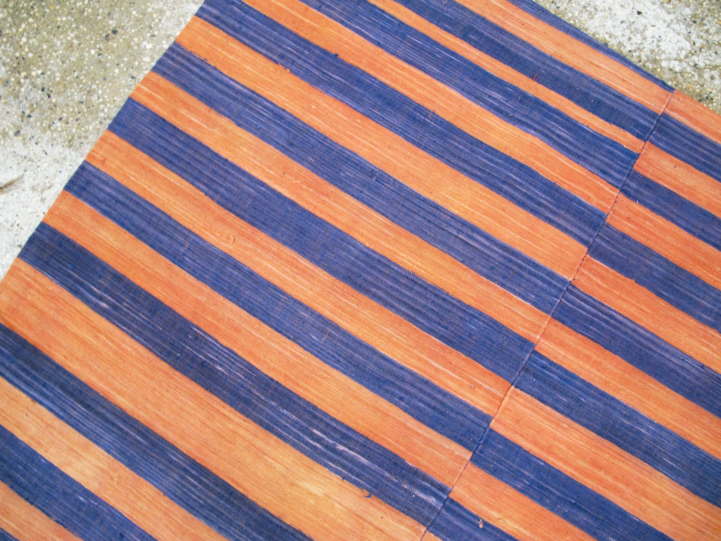 Vintage Turkish Flatweave Accent Rug, No.27273 - Galerie Shabab