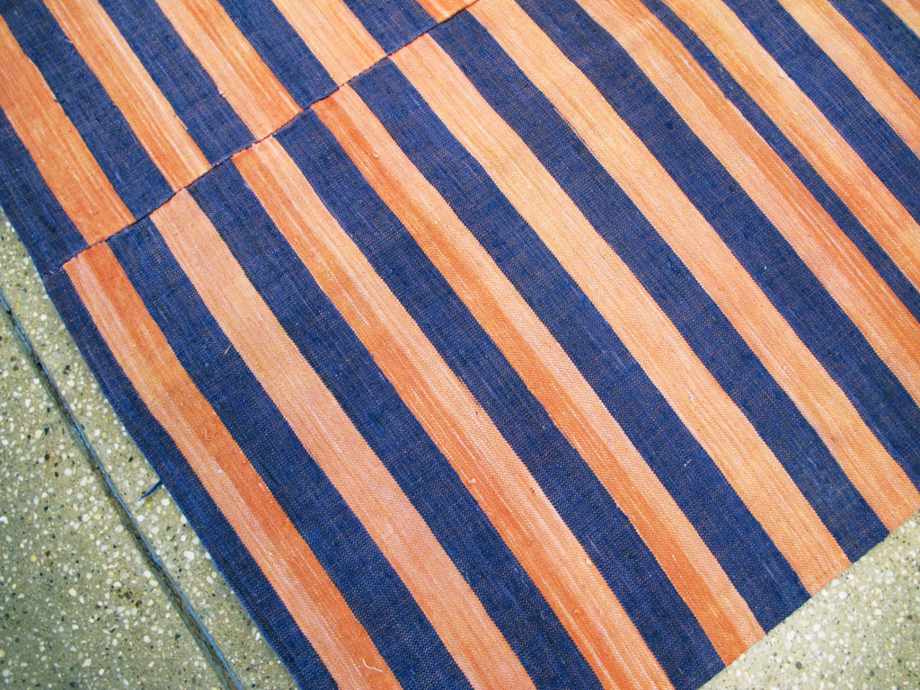 Vintage Turkish Flatweave Accent Rug, No.27273 - Galerie Shabab