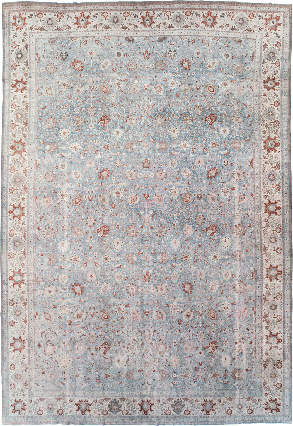 Antique Persian Tabriz Carpet, No.27287 - Galerie Shabab