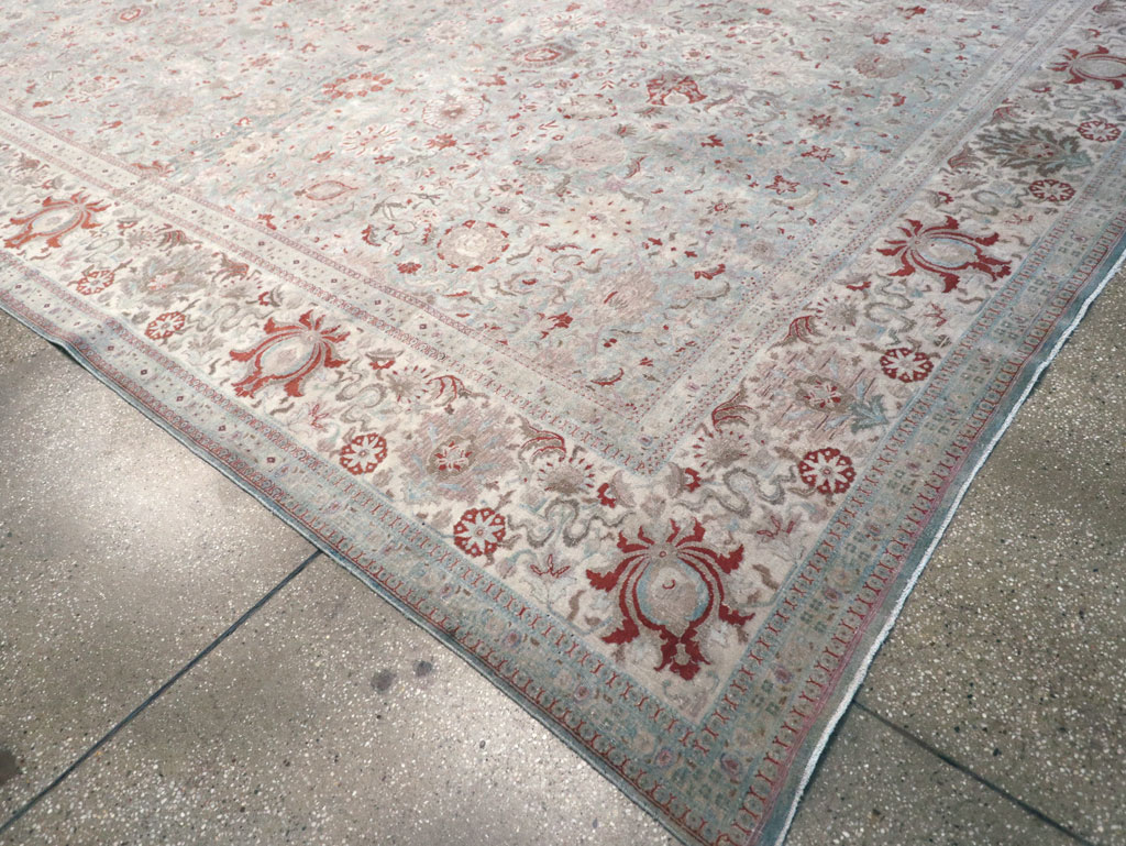 Antique Persian Tabriz Carpet, No.27287 - Galerie Shabab