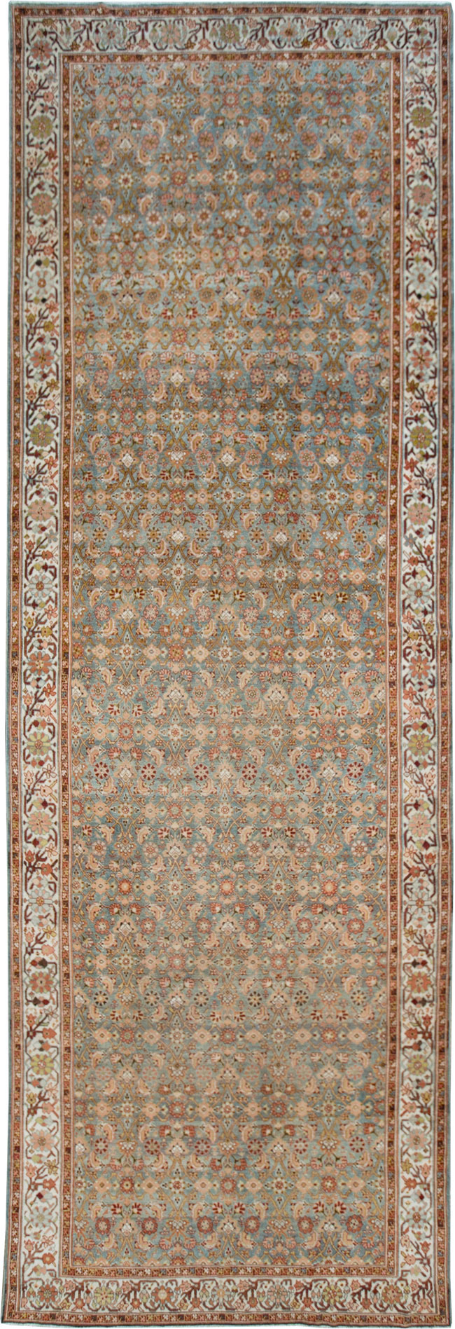 Vintage Persian Malayer Long Gallery Carpet, No.27291 - Galerie Shabab