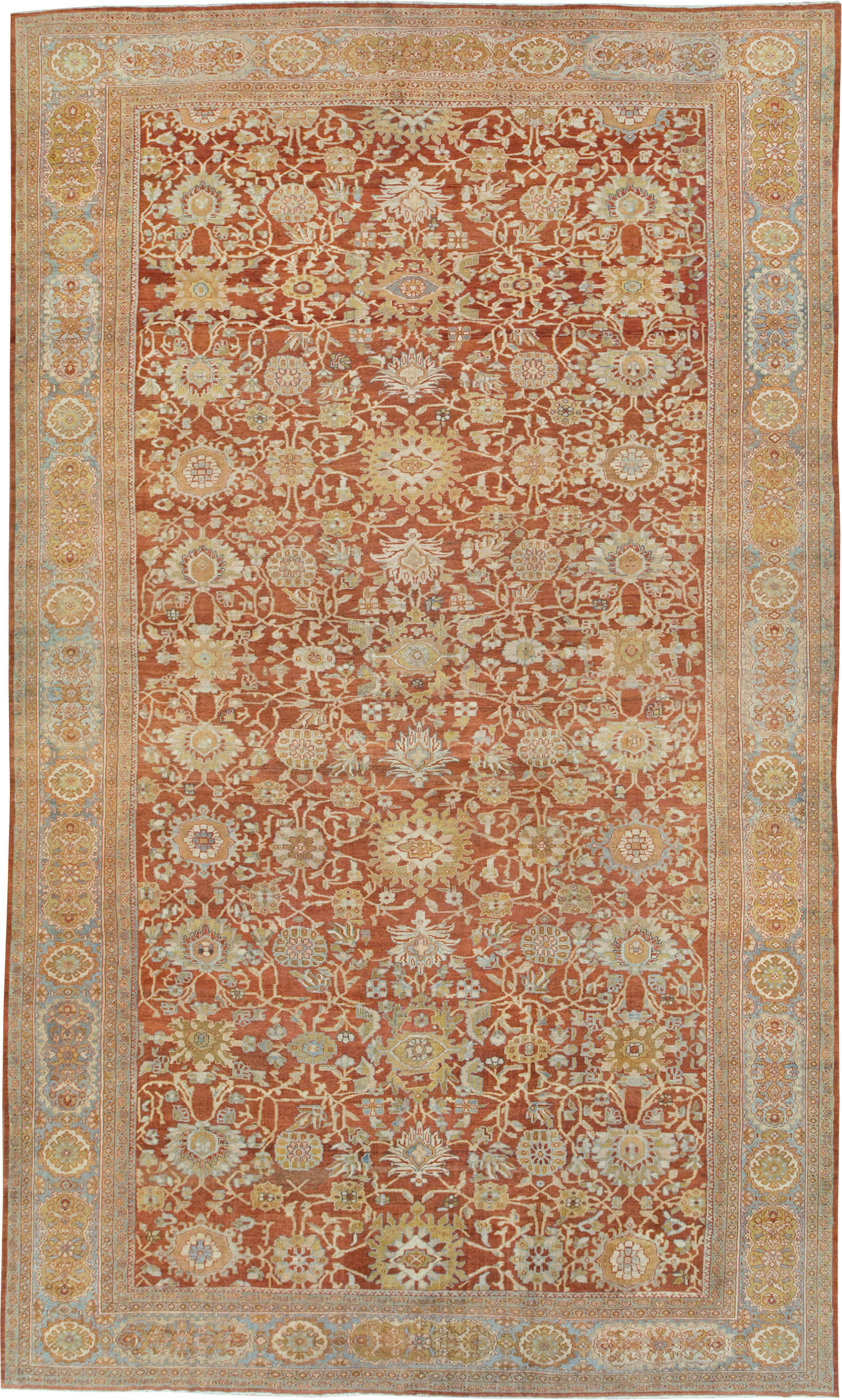 Antique Persian Mahal Carpet, No.27294 - Galerie Shabab