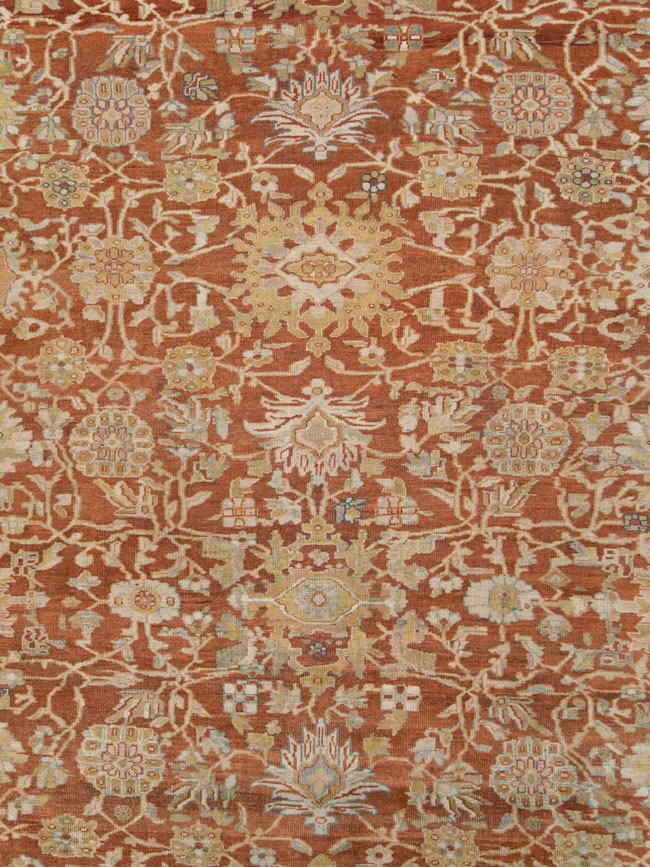 Antique Persian Mahal Carpet, No.27294 - Galerie Shabab