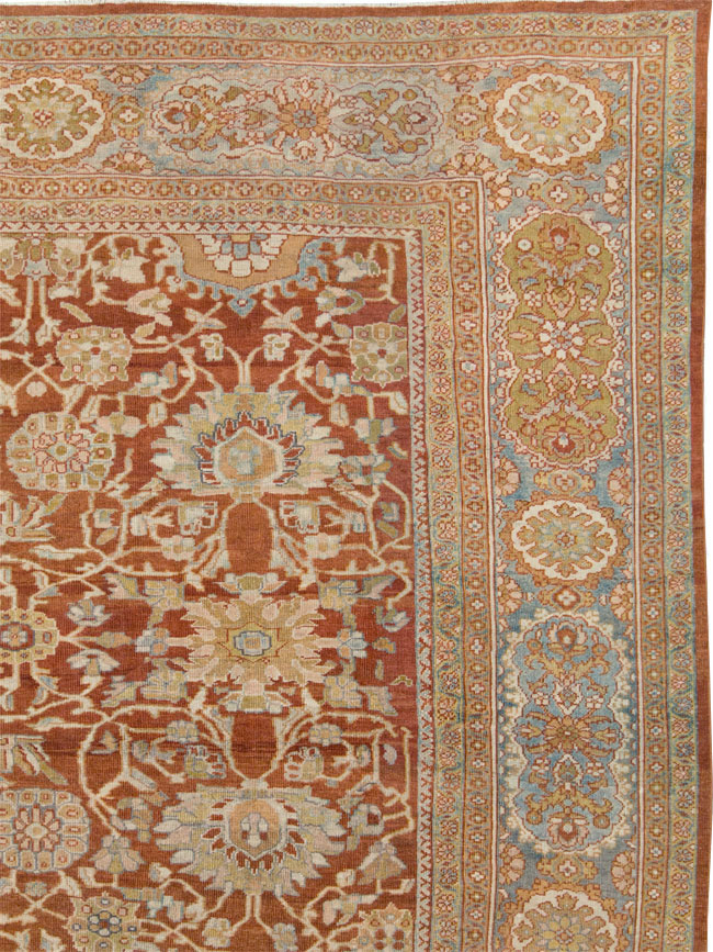 Antique Persian Mahal Carpet, No.27294 - Galerie Shabab
