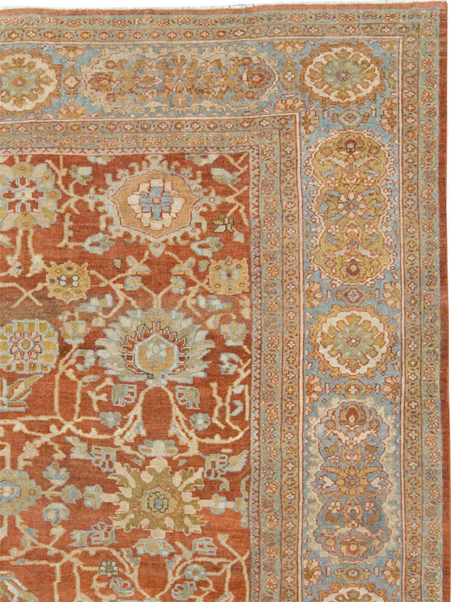 Antique Persian Mahal Carpet, No.27294 - Galerie Shabab