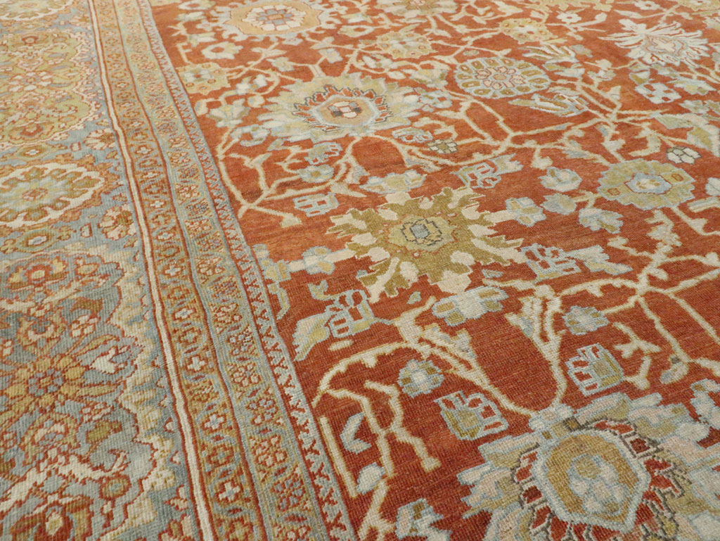 Antique Persian Mahal Carpet, No.27294 - Galerie Shabab