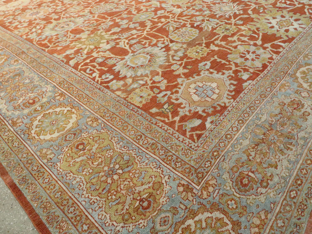 Antique Persian Mahal Carpet, No.27294 - Galerie Shabab