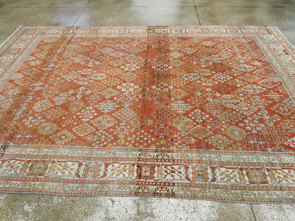 Vintage Persian Joshegan Rug, No.27297 - Galerie Shabab