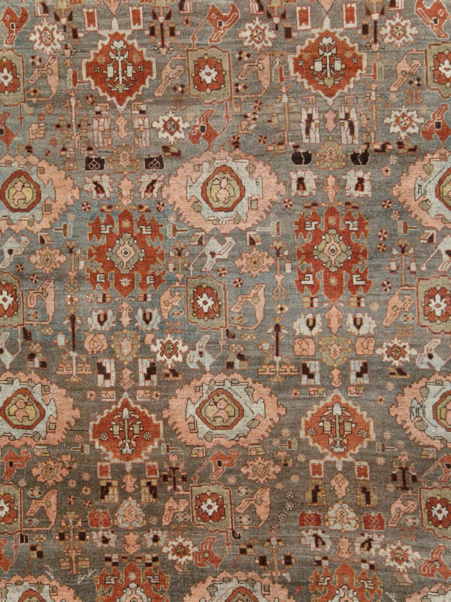 Antique Persian Bidjar Oversize Carpet, No.27310 - Galerie Shabab