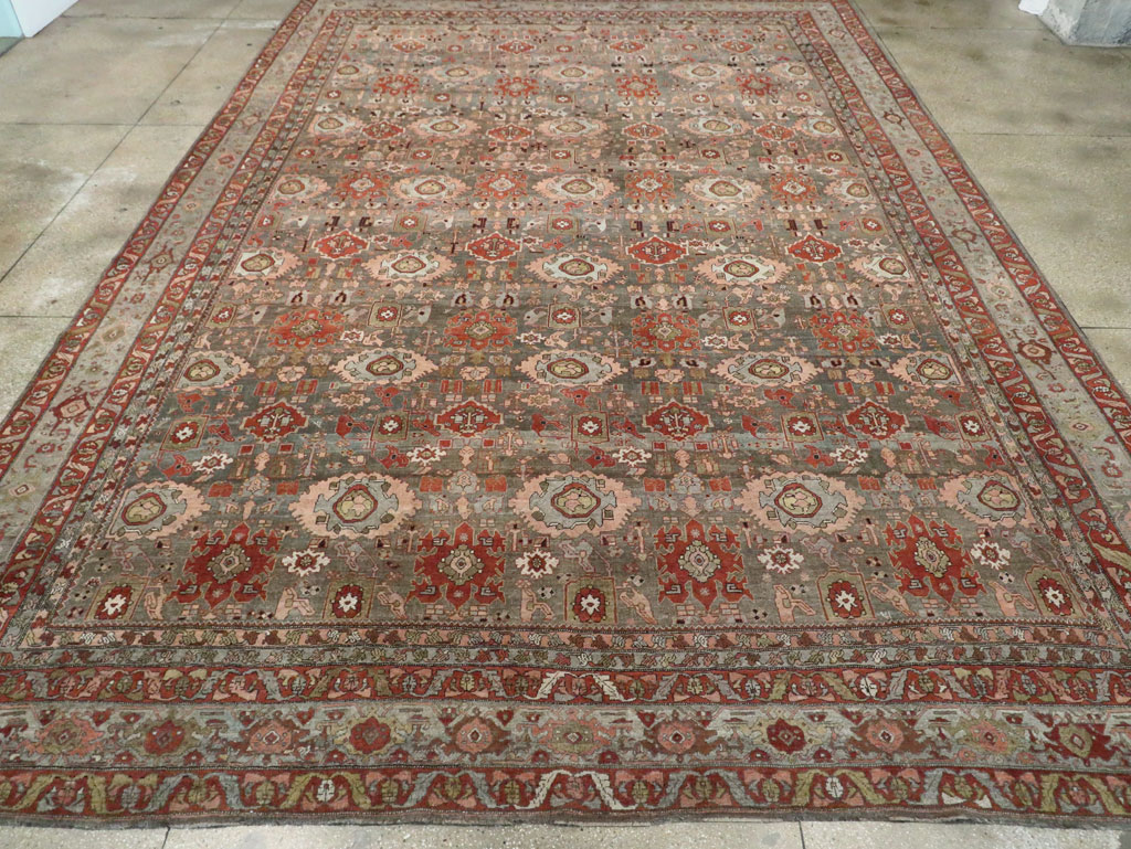 Antique Persian Bidjar Oversize Carpet, No.27310 - Galerie Shabab