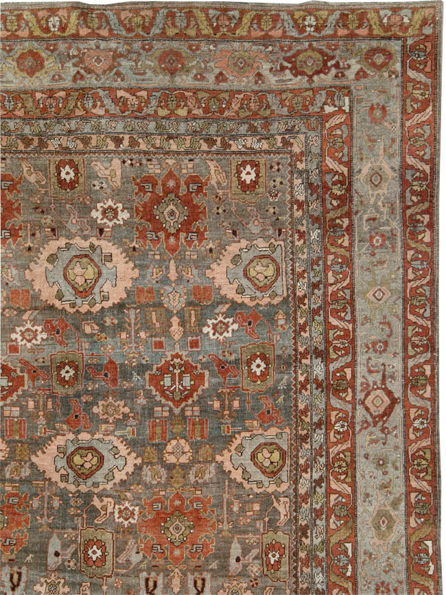 Antique Persian Bidjar Oversize Carpet, No.27310 - Galerie Shabab