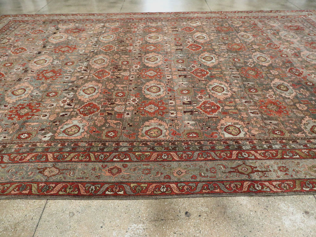Antique Persian Bidjar Oversize Carpet, No.27310 - Galerie Shabab
