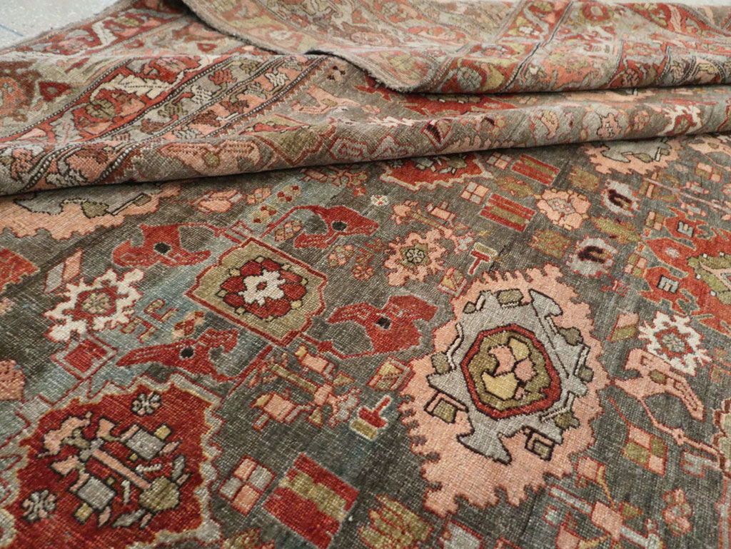 Antique Persian Bidjar Oversize Carpet, No.27310 - Galerie Shabab
