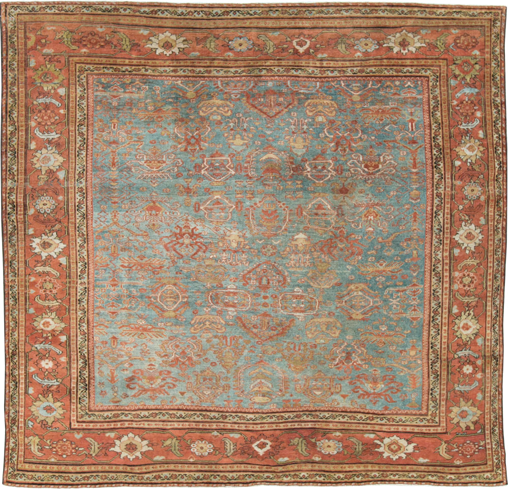 Antique Square Sultanabad Carpet, No.27313 - Galerie Shabab