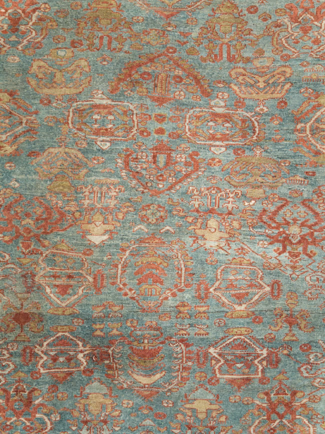Antique Square Sultanabad Carpet, No.27313 - Galerie Shabab