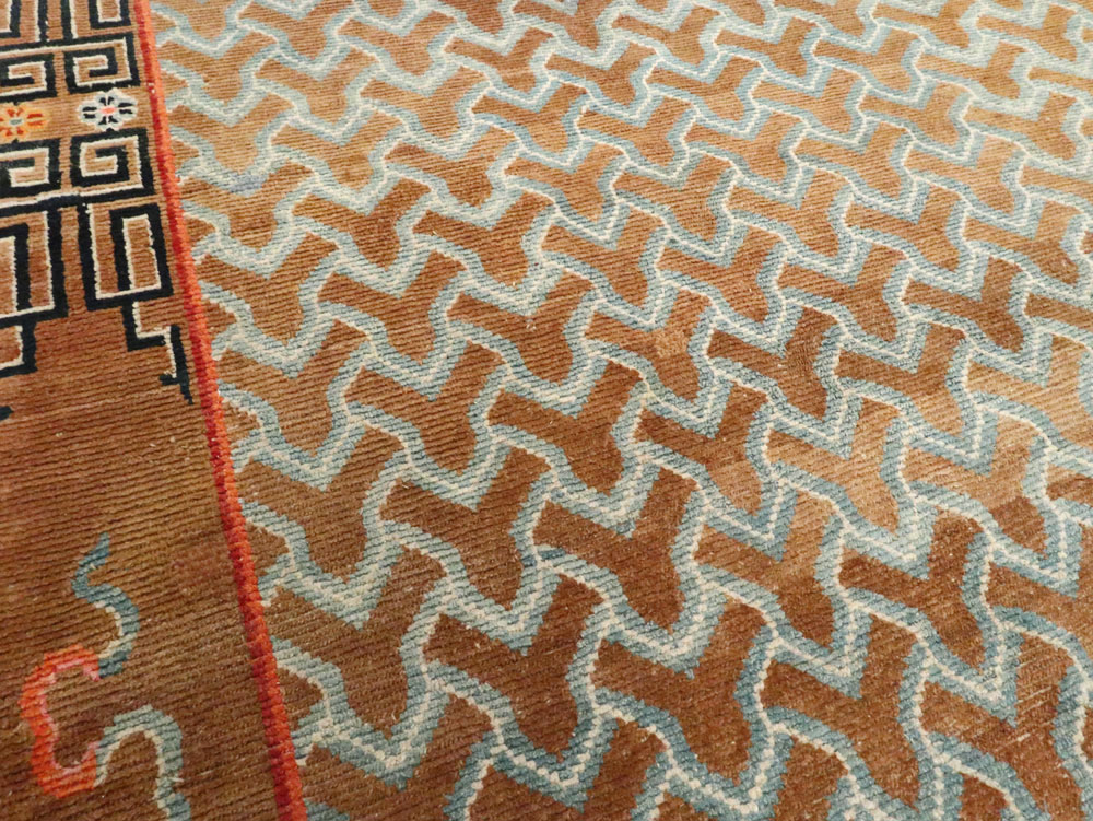 Antique Tibetan Carpet, No.27314 - Galerie Shabab