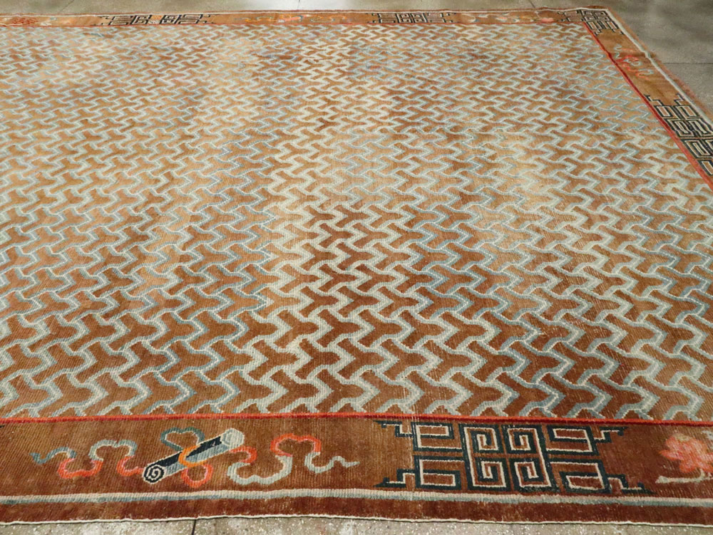 Antique Tibetan Carpet, No.27314 - Galerie Shabab
