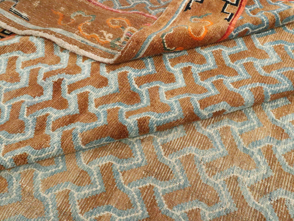 Antique Tibetan Carpet, No.27314 - Galerie Shabab