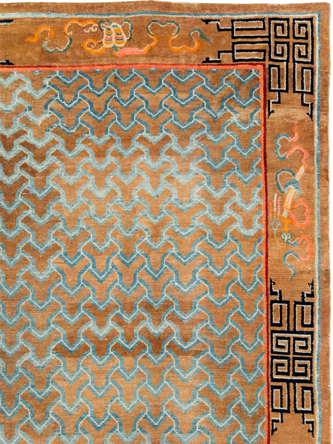 Antique Tibetan Carpet, No.27314 - Galerie Shabab