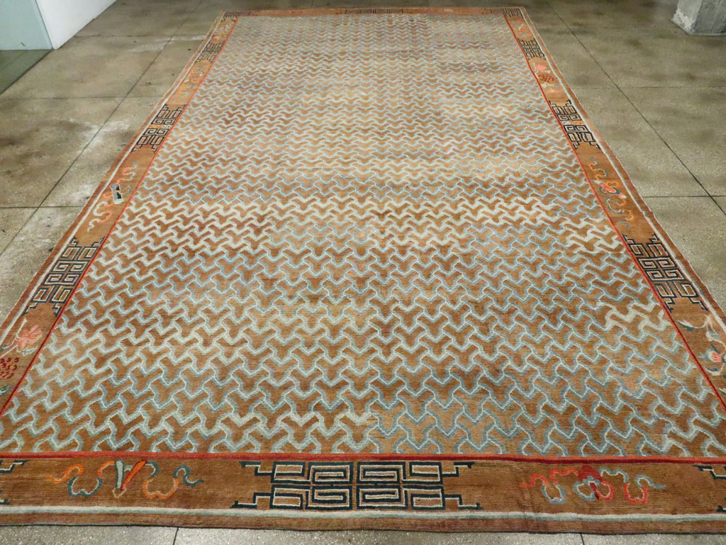 Antique Tibetan Carpet, No.27314 - Galerie Shabab