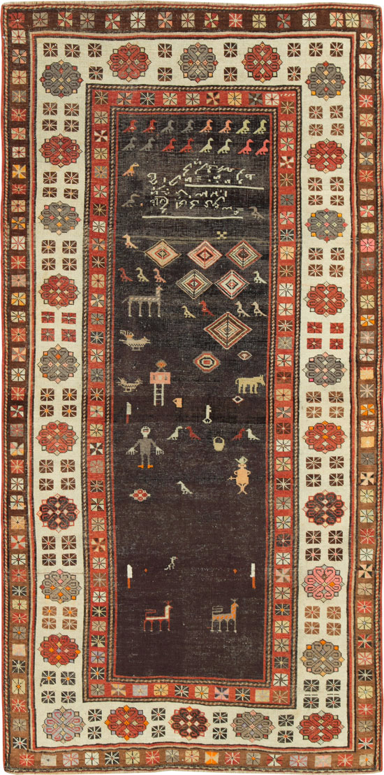 Antique Kurdish Rug, No.27317 - Galerie Shabab