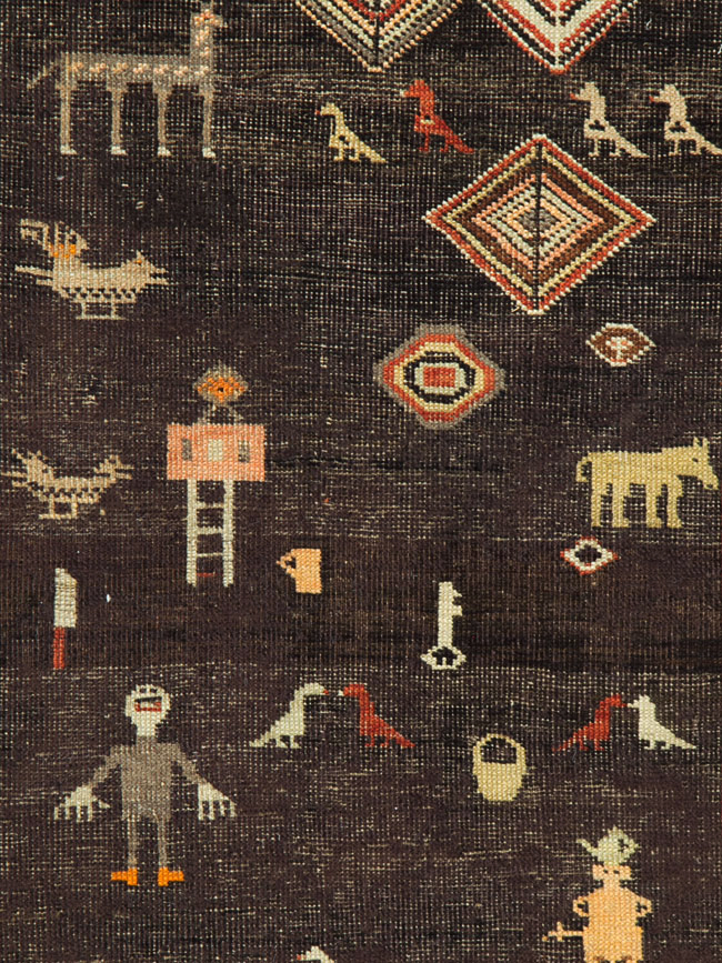 Antique Kurdish Rug, No.27317 - Galerie Shabab