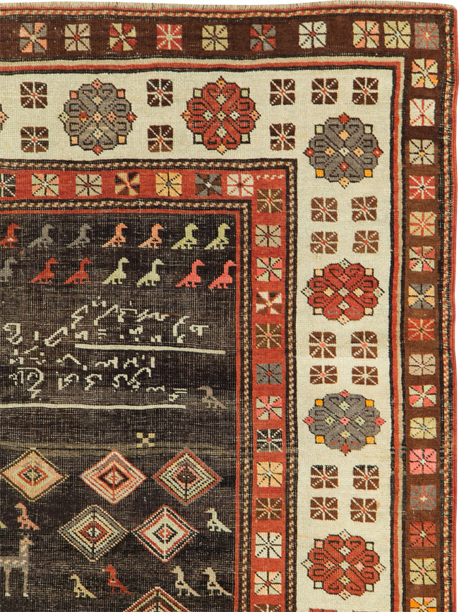 Antique Kurdish Rug, No.27317 - Galerie Shabab
