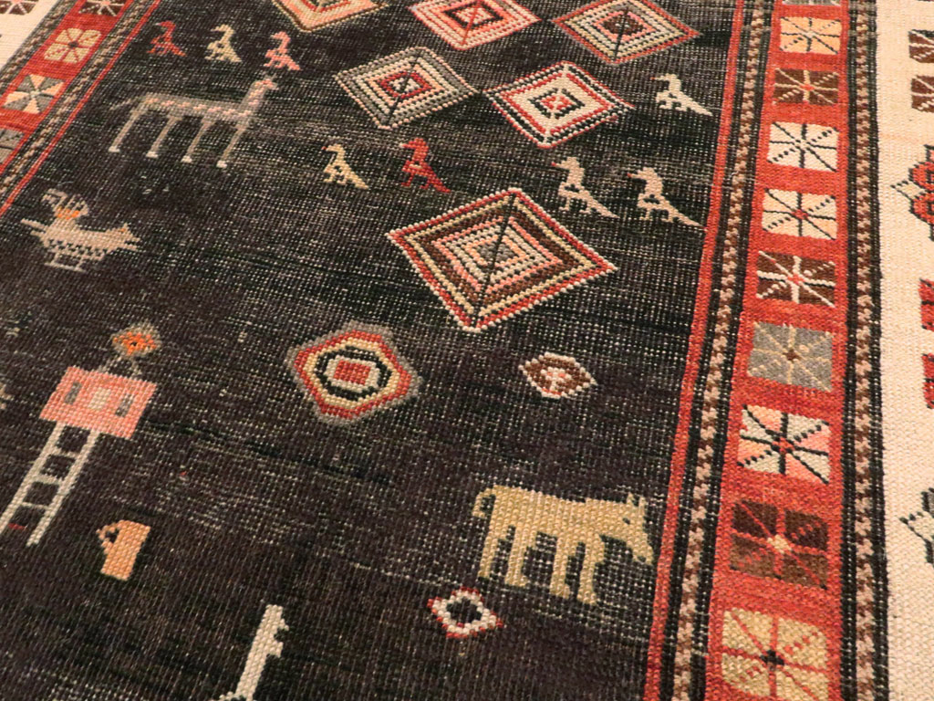 Antique Kurdish Rug, No.27317 - Galerie Shabab