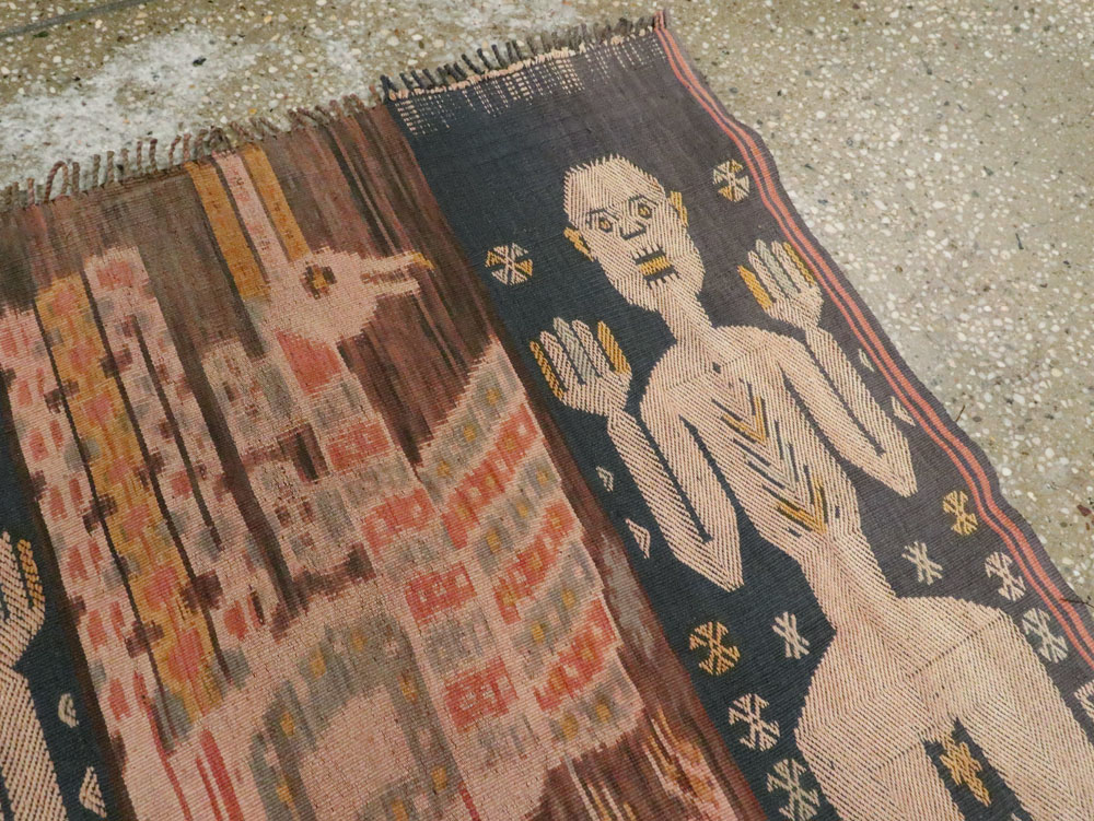 Vintage  Pictorial Textile, No.27325 - Galerie Shabab
