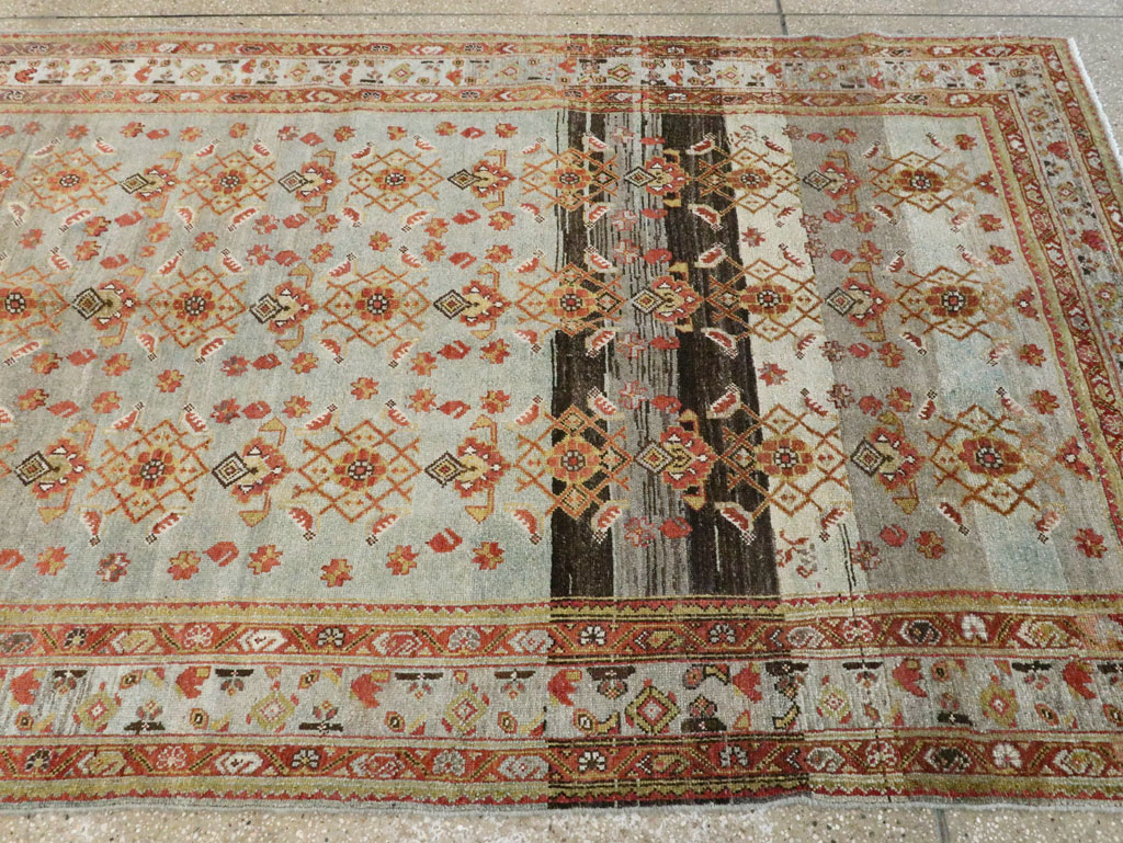 Antique Persian Malayer Wide Gallery Runner, No.27334 - Galerie Shabab