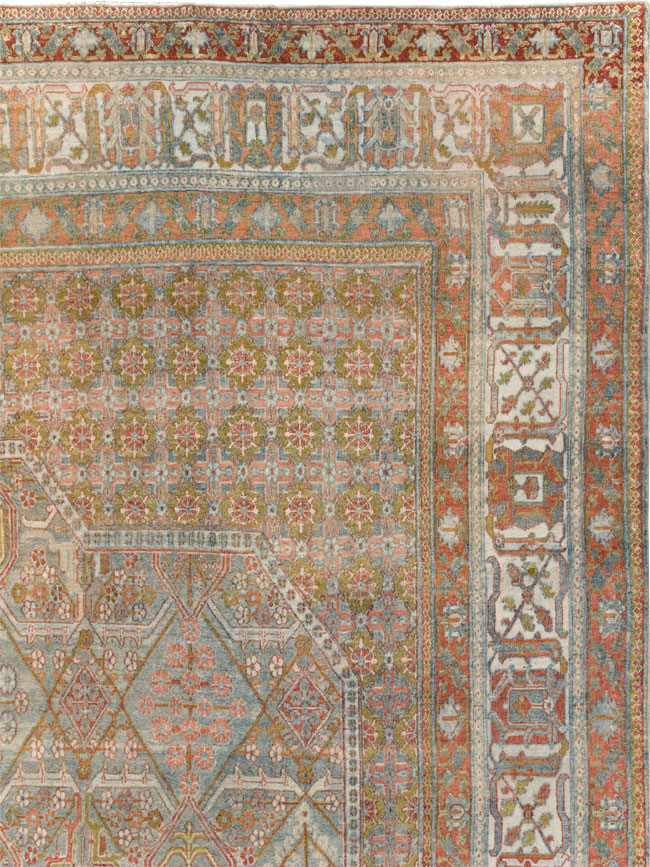 Antique Persian Joshegan Carpet, No.27337 - Galerie Shabab