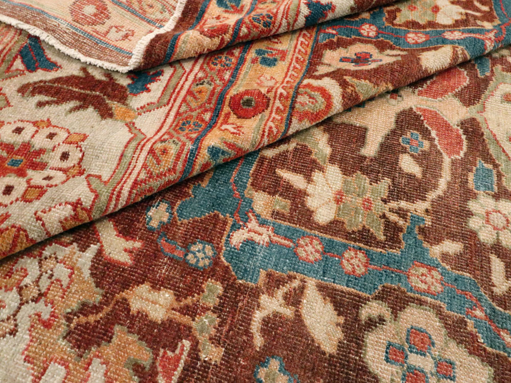 Antique Persian Mahal Carpet, No.27339 - Galerie Shabab