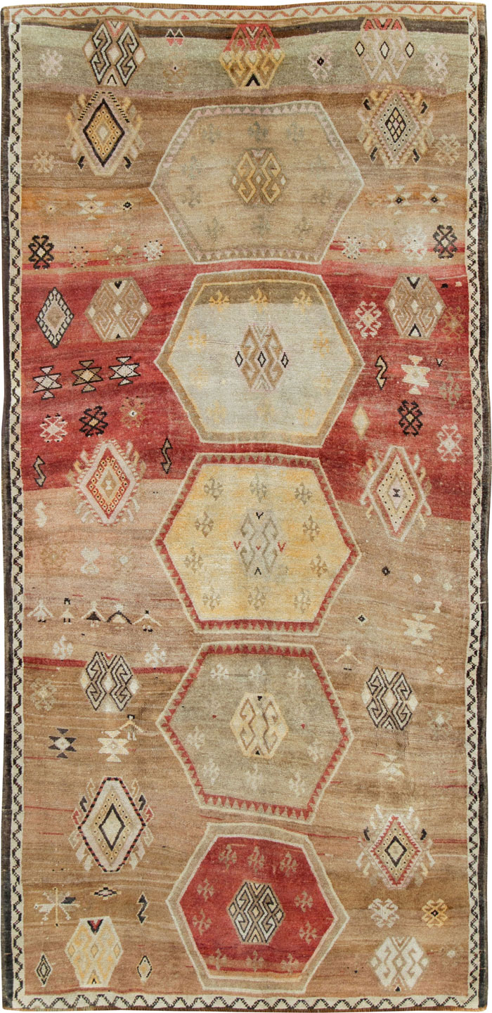 Vintage Turkish Anatolian Rug, No.27340 - Galerie Shabab
