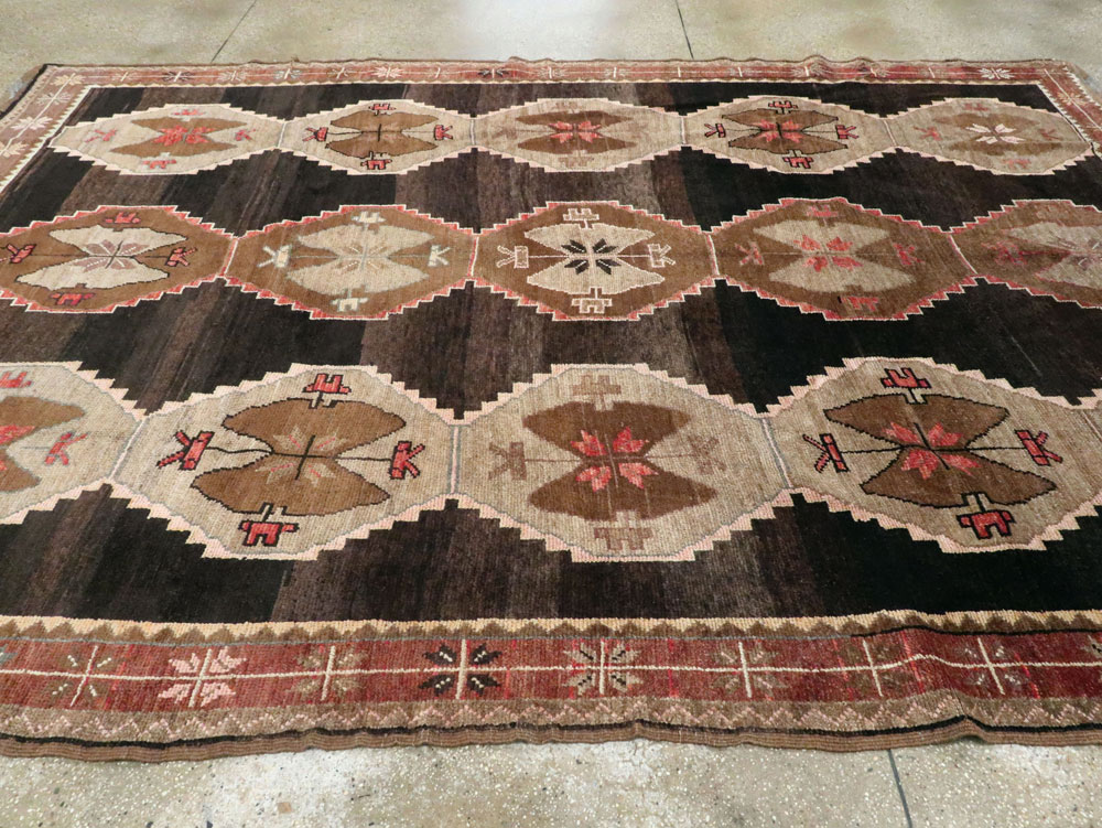 Vintage Turkish Anatolian Carpet, No.27341 - Galerie Shabab