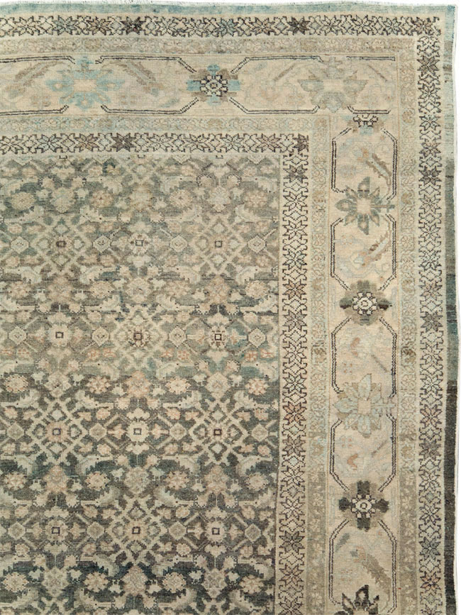 Antique Persian Malayer Large Carpet, No.27342 - Galerie Shabab