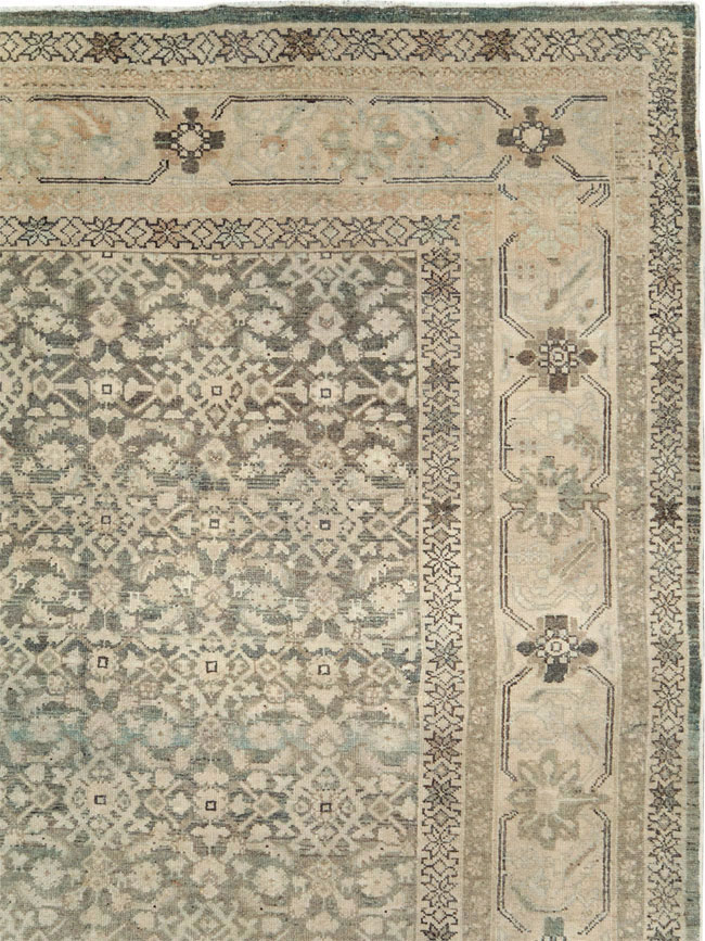 Antique Persian Malayer Large Carpet, No.27342 - Galerie Shabab