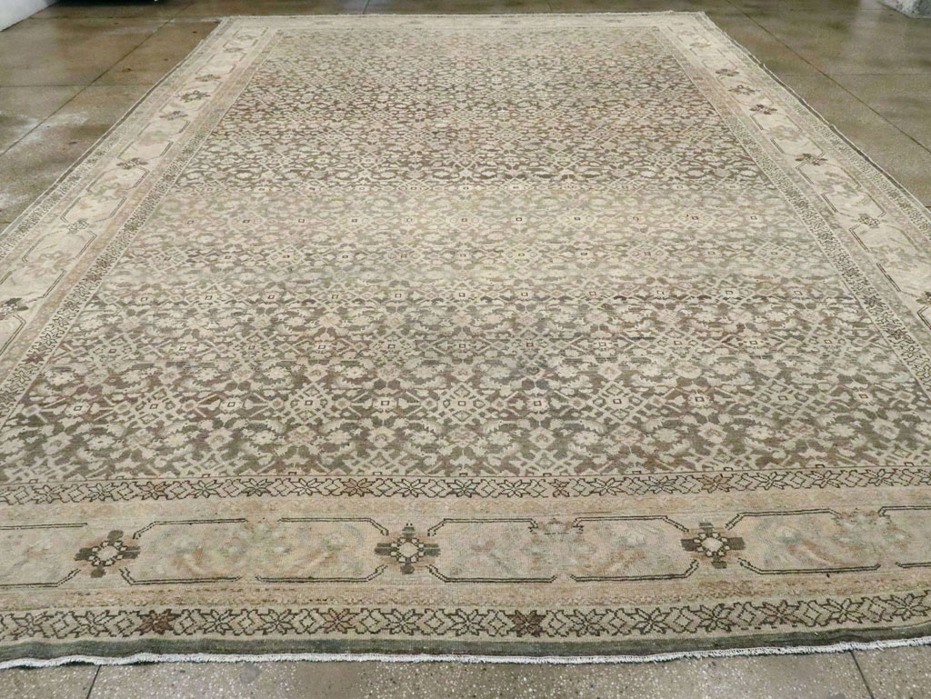 Antique Persian Malayer Large Carpet, No.27342 - Galerie Shabab