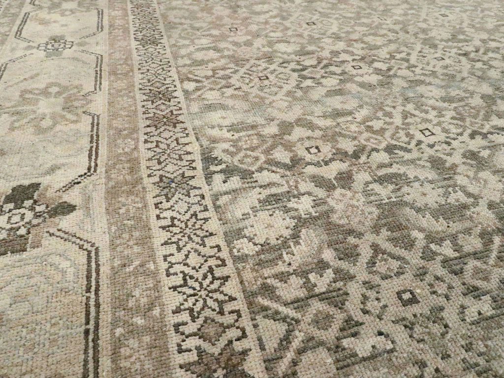 Antique Persian Malayer Large Carpet, No.27342 - Galerie Shabab