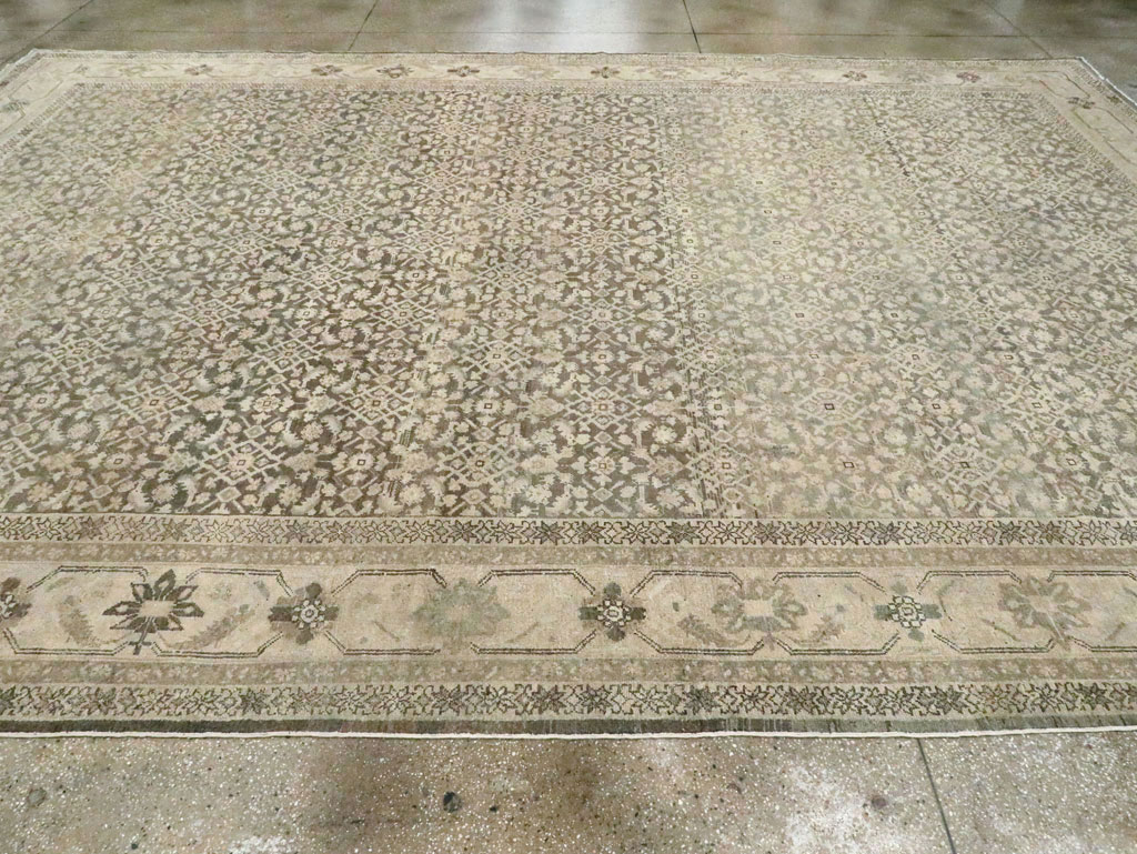 Antique Persian Malayer Large Carpet, No.27342 - Galerie Shabab