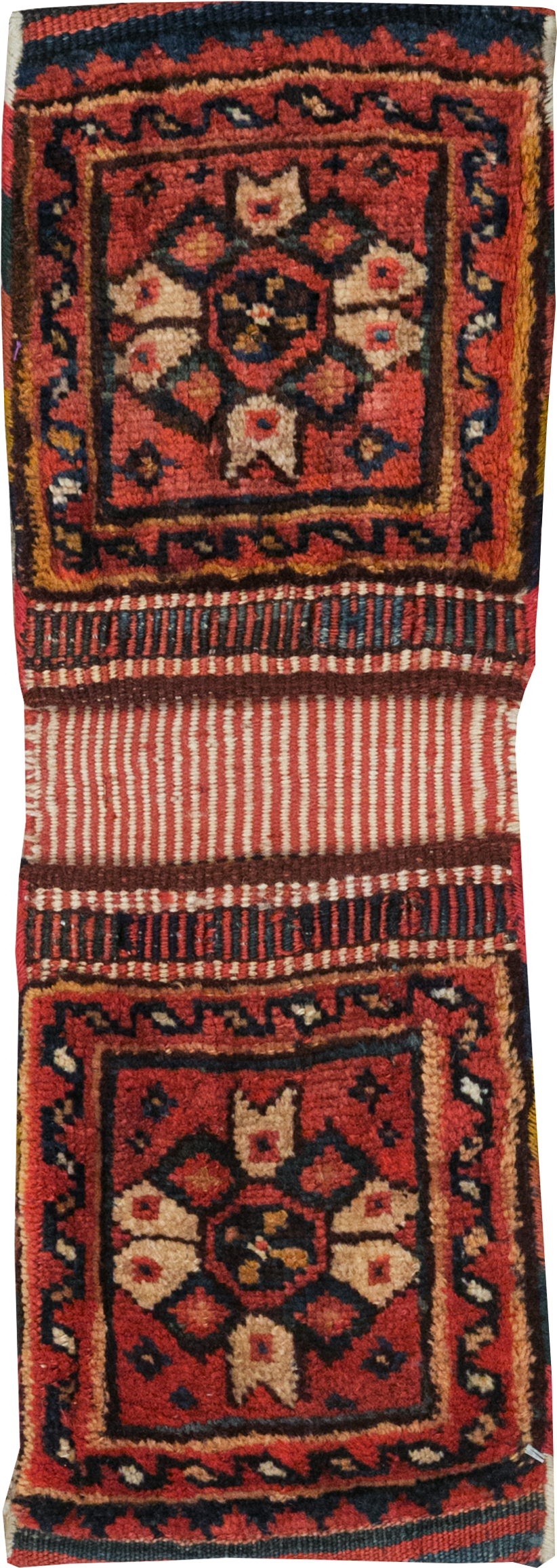 Vintage Persian Shiraz Saddlebag (Khorjin), No.27349 - Galerie Shabab