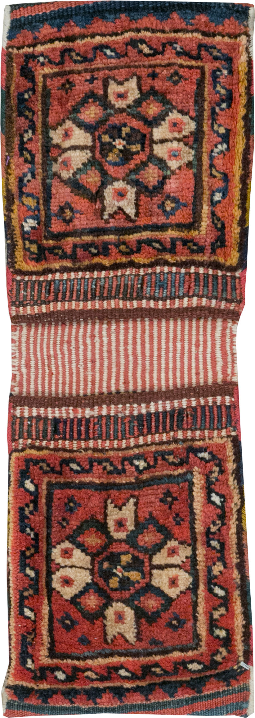 Vintage Persian Shiraz Saddlebag (Khorjin), No.27349 - Galerie Shabab