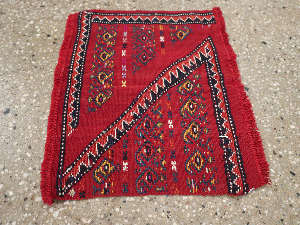 Vintage Persian Qashqai Sampler Rug, No.27351 - Galerie Shabab