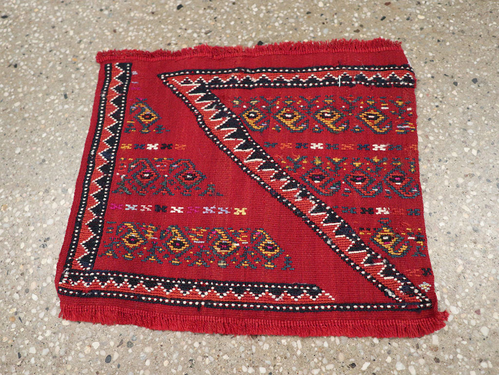 Vintage Persian Qashqai Sampler Rug, No.27351 - Galerie Shabab